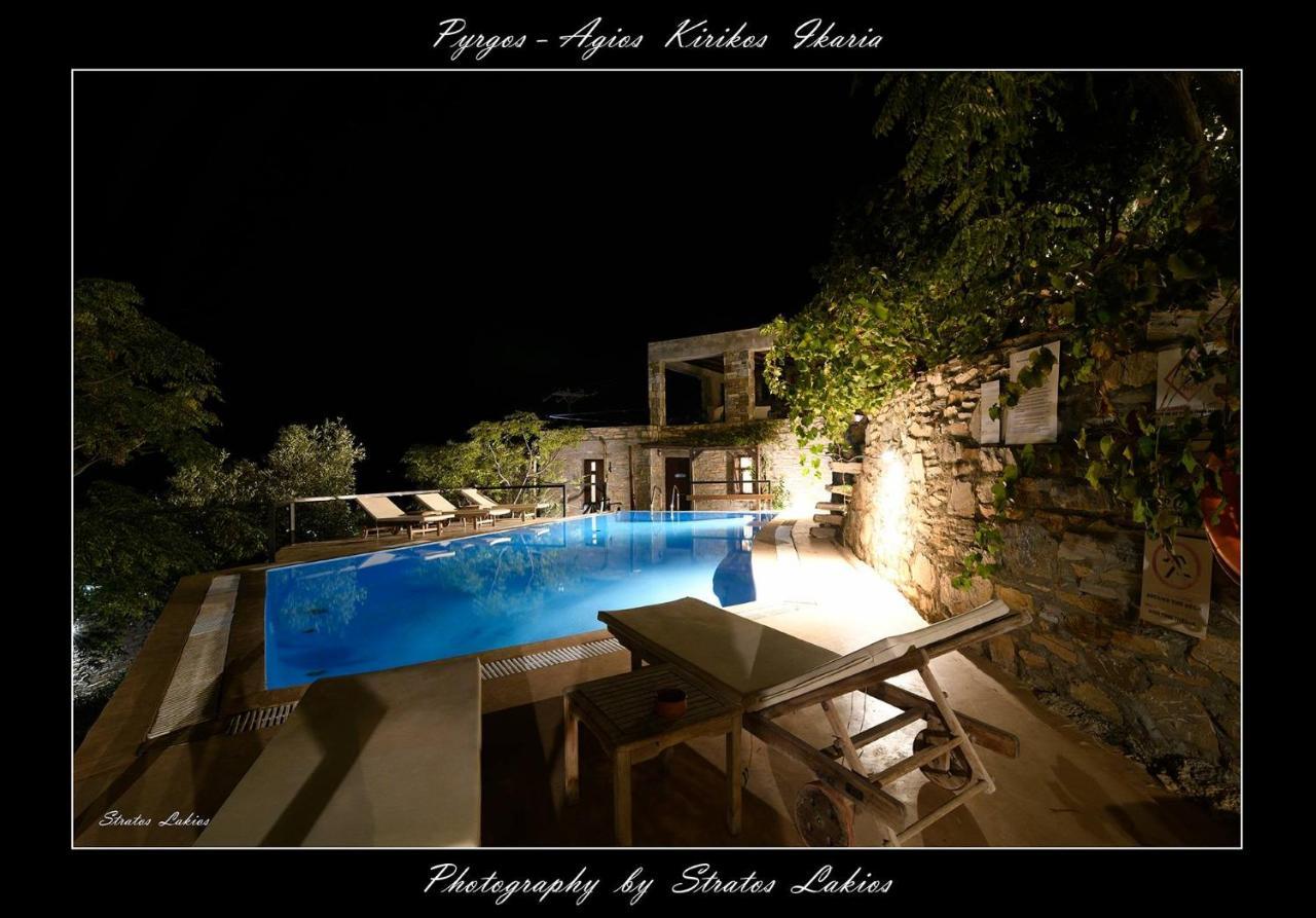 Pyrgos Traditional Village Ágios Kírykos المظهر الخارجي الصورة